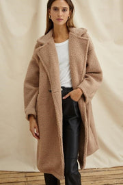 Charli Adriana Coat in Camel