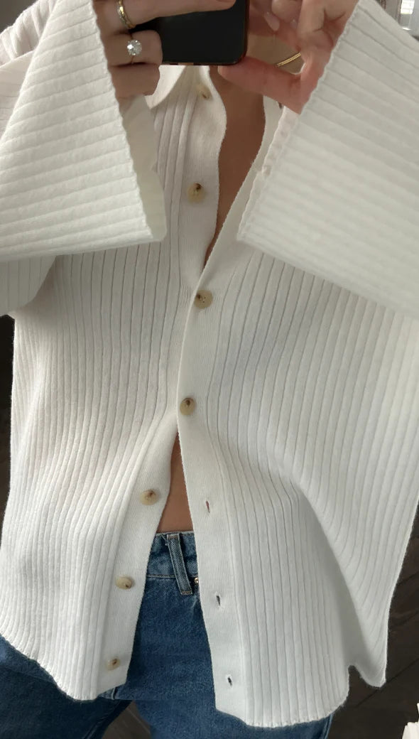 Charli Dominika Cardigan in Moonbeam – She Selected