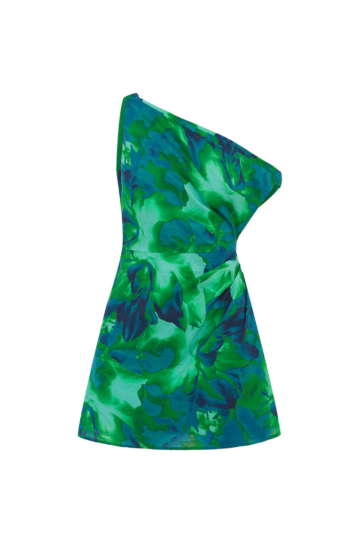 Runaway The Label Ana Mini Dress in Calista Green