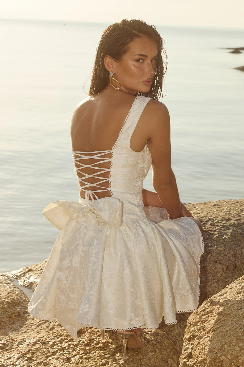 Runaway The Label Joelle Mini Dress in Red – She Selected