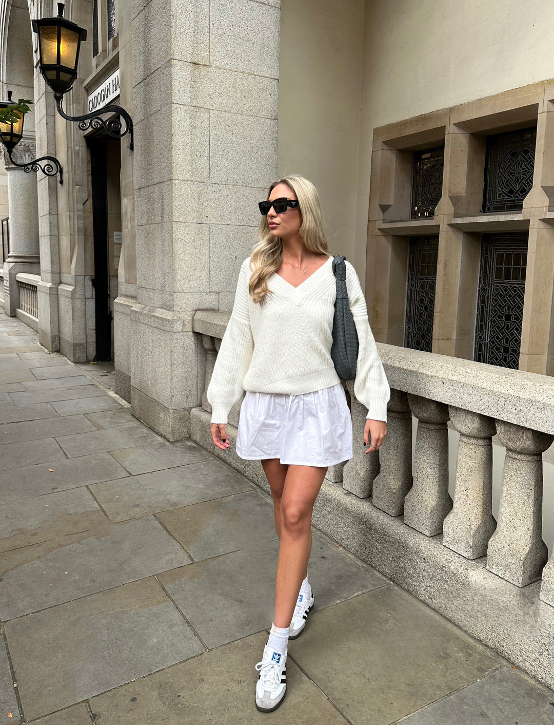 Motel Rocks Faelyn Bandeau Dress in Poplin White – She Selected