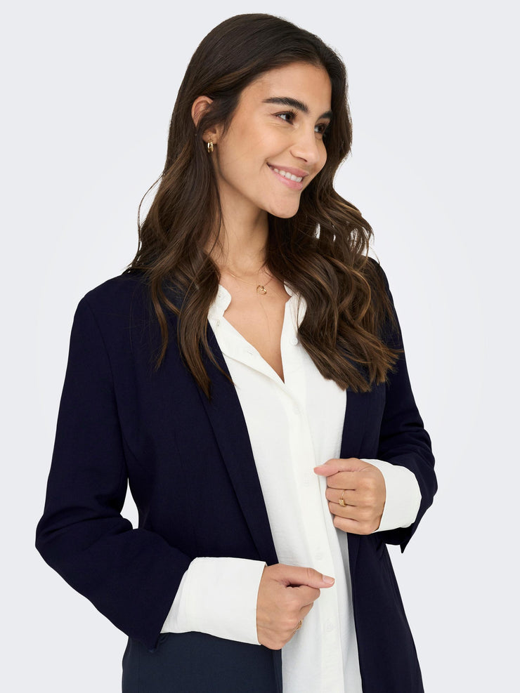 ONLY Open Fitted Blazer in Night Sky