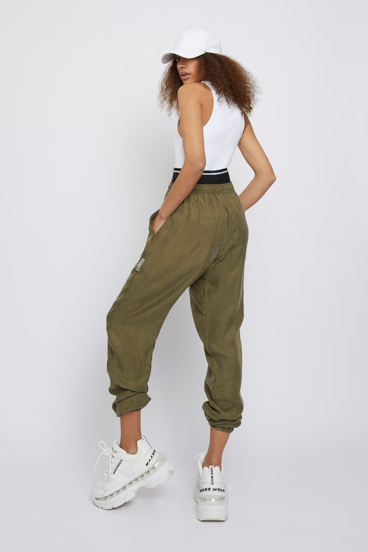 Whyte Studio The "Track" Joggers - Green