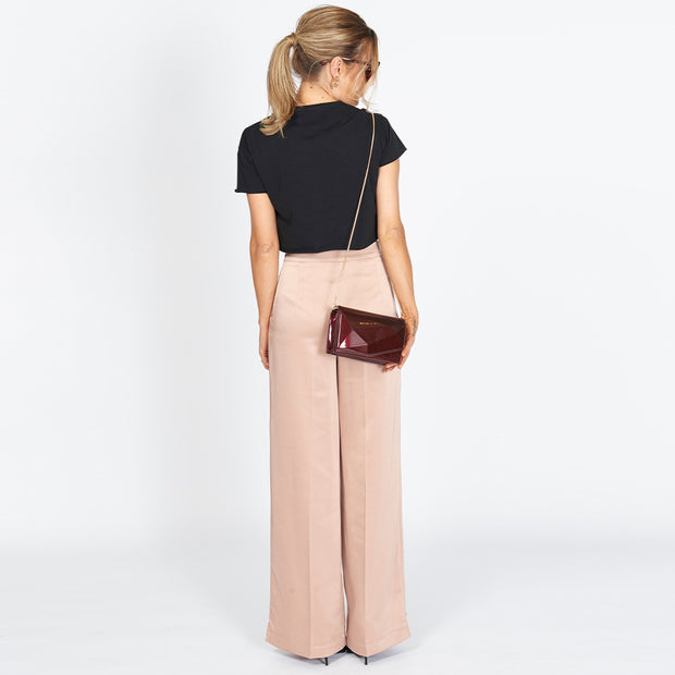Worth a Million The Samantha Palazzo Trousers in champagne