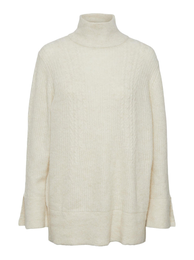 Y.A.S HIGH-NECK PULLOVER IN BIRCHWOOD