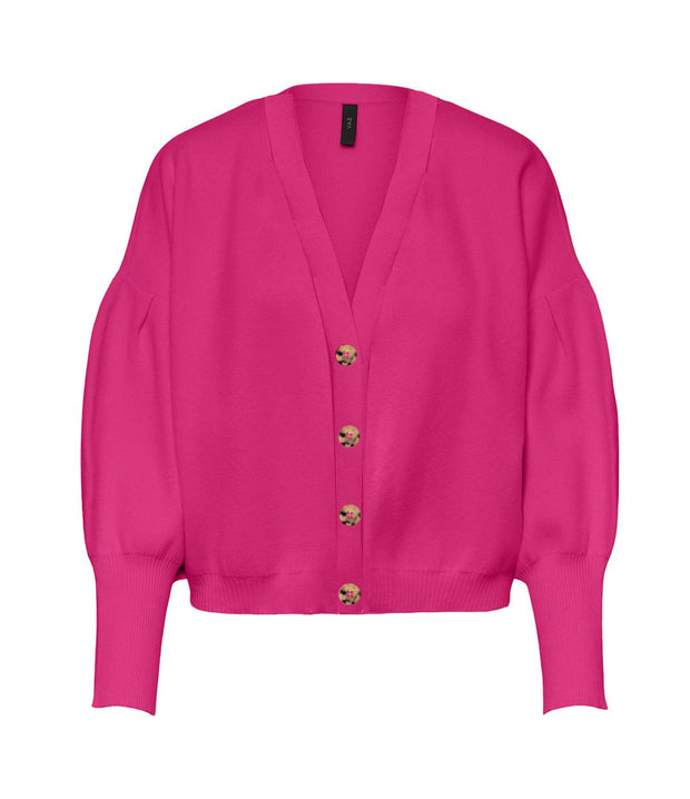 Y.A.S KNIT CARDIGAN IN PINK